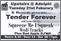 [thumbnail of Flyer promoting a performance by Tender Forever and others at The Adelphi, 2006]
