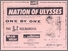 [thumbnail of Promotional flyer for Nation of Ulysses, One By One, and others at The Millstone, 1992]