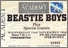 [thumbnail of Ticket for Beastie Boys at Manchester Academy, 1994]